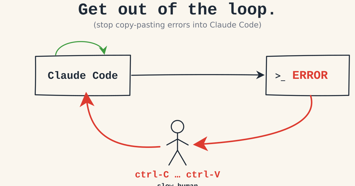 You really shouldn't copy-paste errors into Claude Code